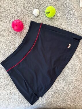 FILA Navy Red Athletic Tennis Skort for Women Size S, Stretch, Pull On
